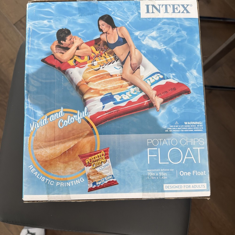 Intex Potato Chips Float New Sealed