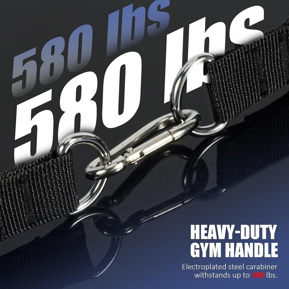 2 Pack Upgraded Exercise Handles, for Cable Machine Attachments, Strength Tra...