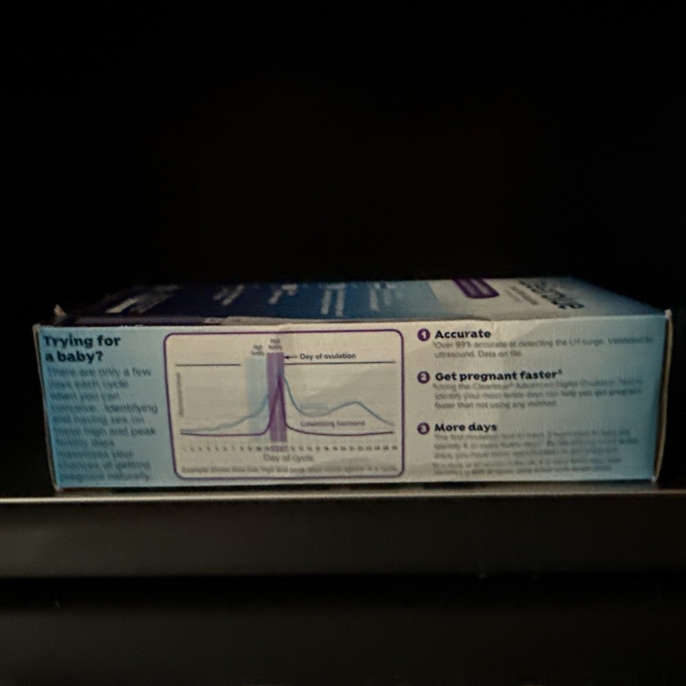 Clear Blue Advanced Digital Ovulation Test -15 Ovulation Tests + 1 Pregnancy...
