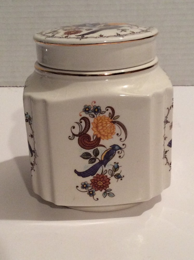 VINTAGE SADLER ENGLAND TEA CADDY