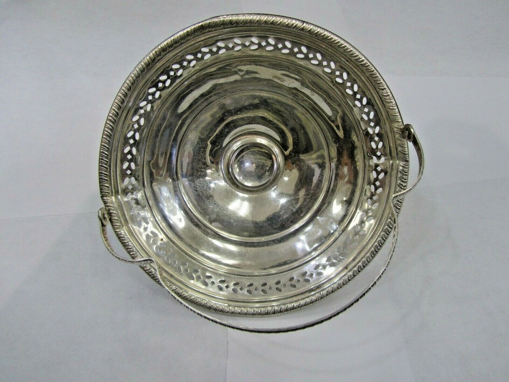 Antique Sterling Silver Basket