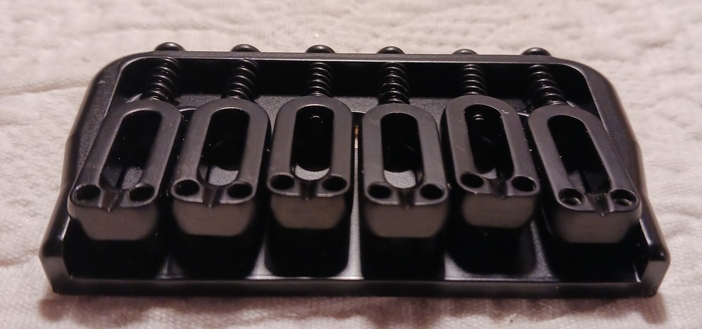 6 String HIPSHOT Style Hardtail Fixed Guitar BLACK BRIDGE ESP/LTD Ferrule