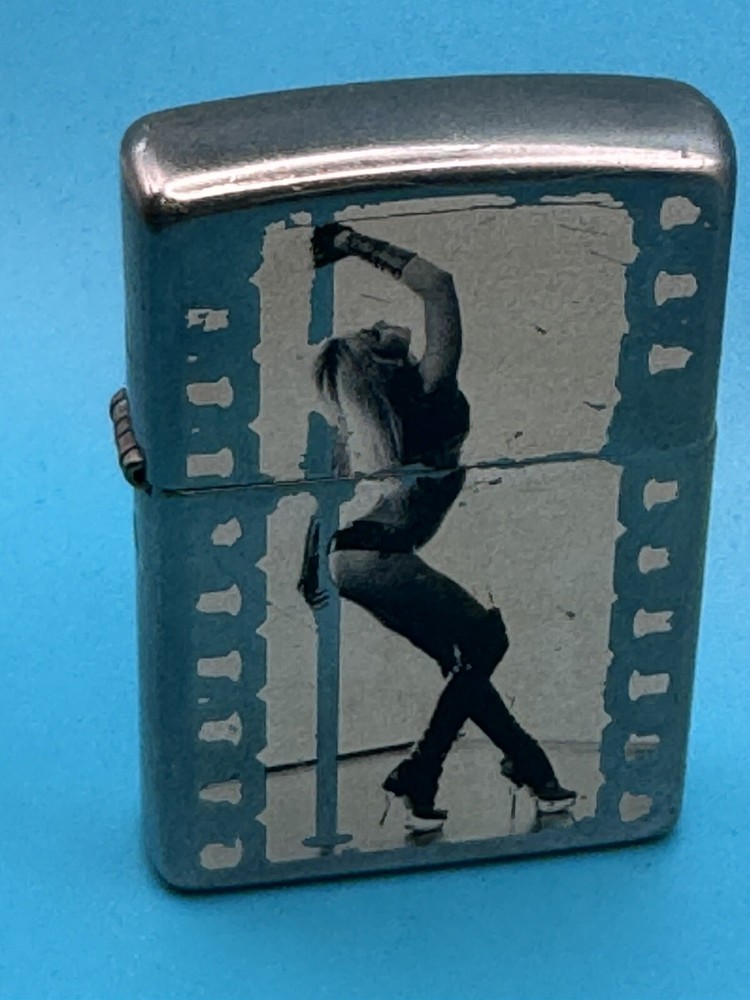 2015 Pole Dancer High Polish Chrome Zippo Lighter