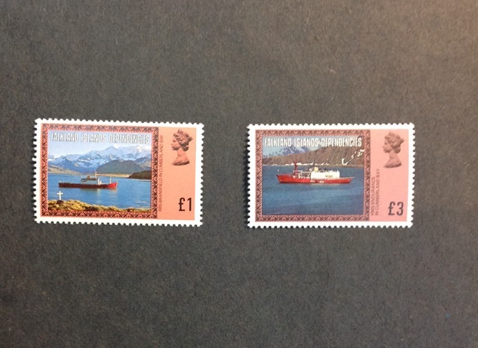 Falkland Islands Dependencies VF MNH 1&3Pound