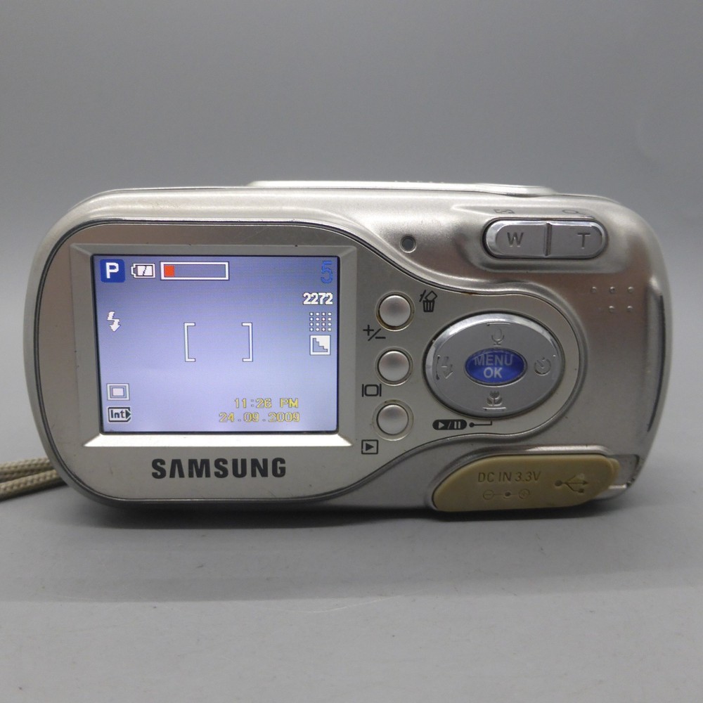 Samsung Digital Camera Digimax A4 4.0MP Silver Tested