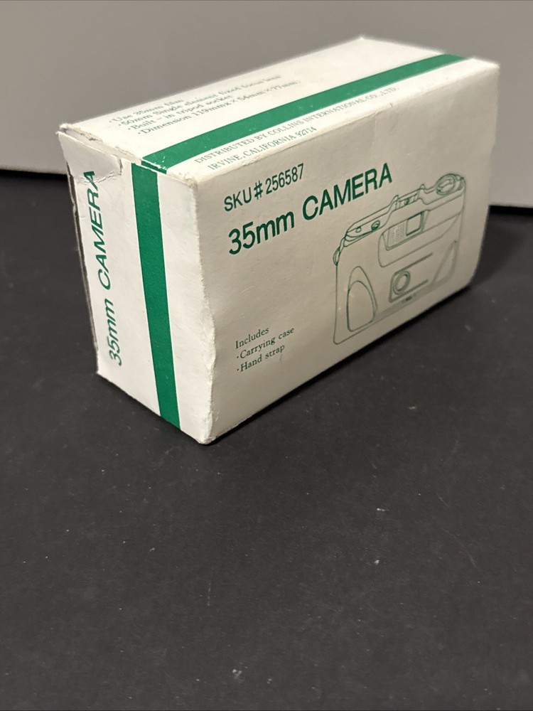 New 35mm Camera With Box, Instructions, Case