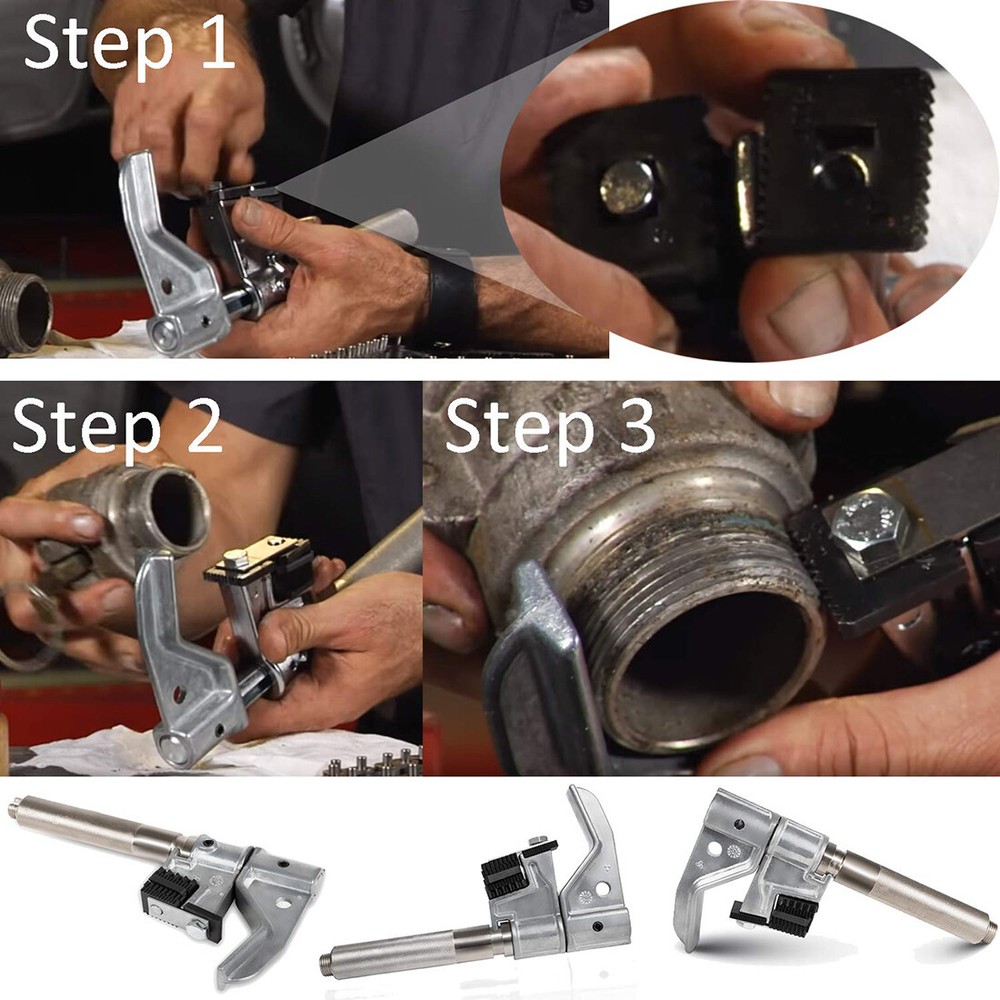 Tools 7402 Universal Outside Thread Chaser 6 Dies External Thread Repair Tool