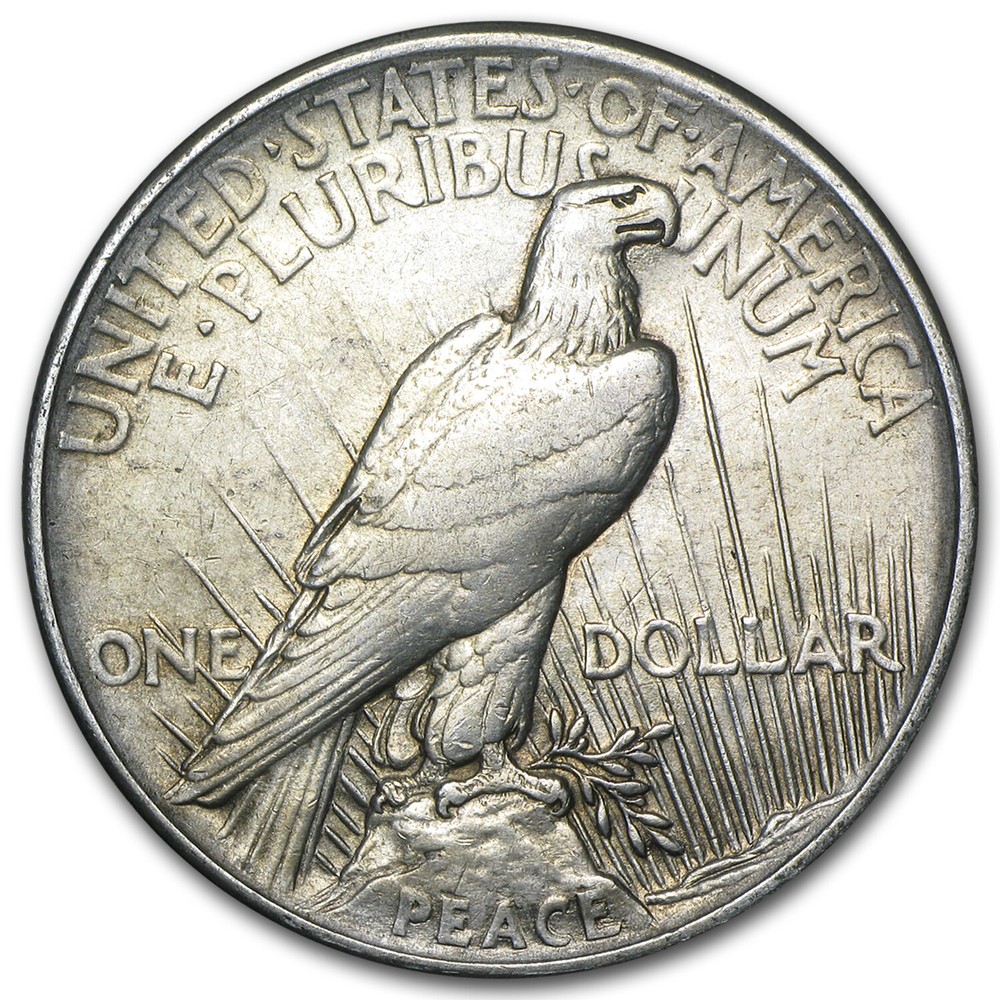 1921 Peace Dollar VG/VF (High Relief)