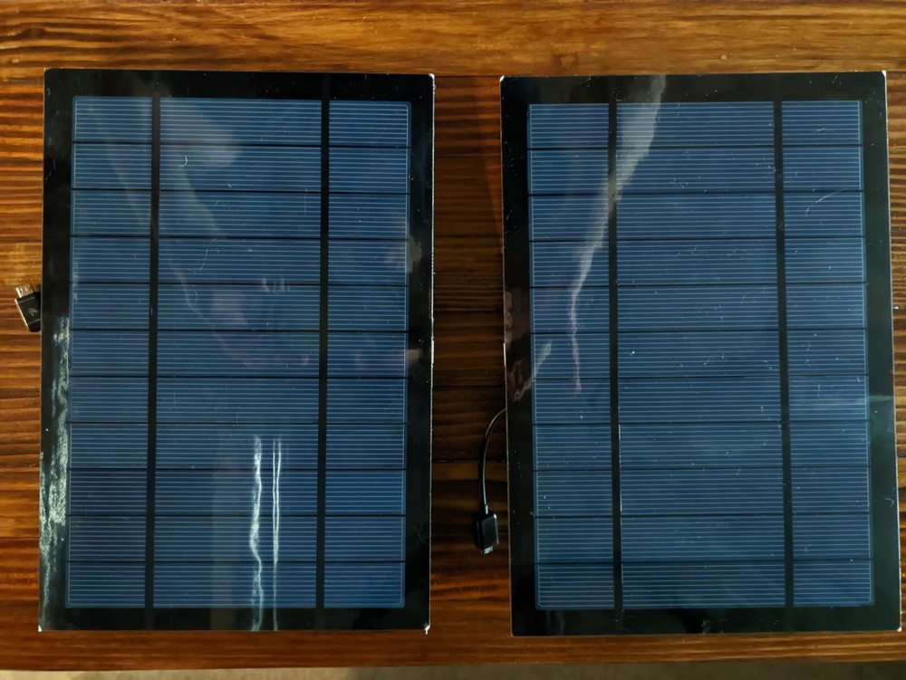 2 Cottonpickers v2 Custom Solar Chargers for Raspberry Pi & Smartphone.  1000ma