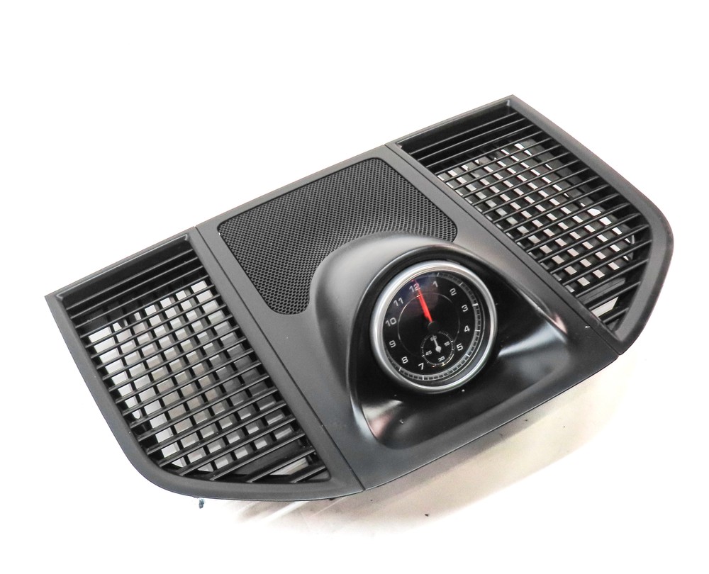2016 PORSCHE MACAN (95B) FRONT CENTER DASH UPPER TRIM & ANALOG CLOCK