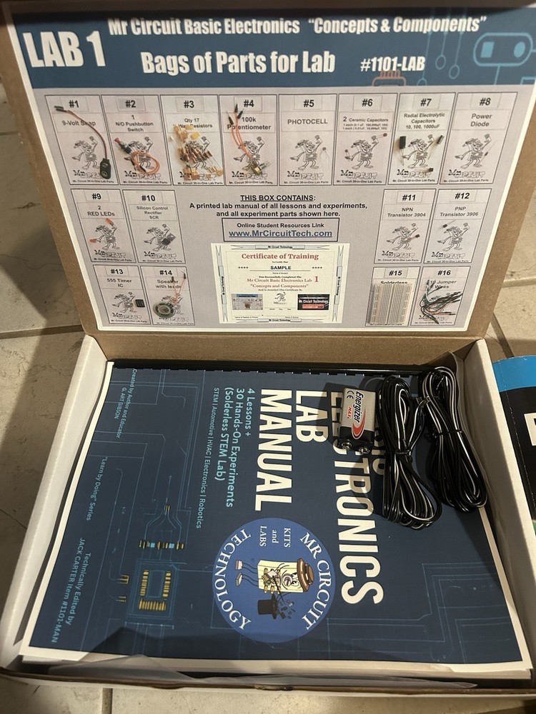 Basic Electronics Learning Lab Complete Learning Kit For Sale!