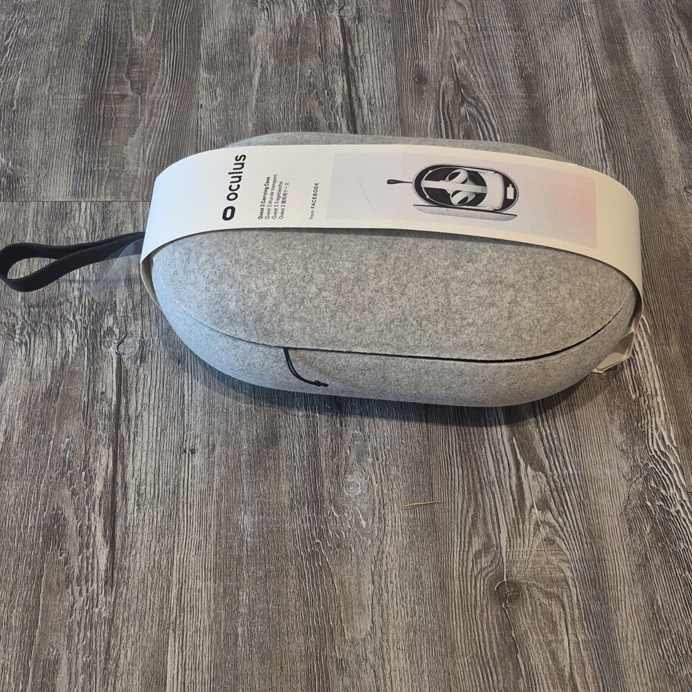 Oculus Quest 2 Carrying Case Gray Fits Headset Controller Official Storage