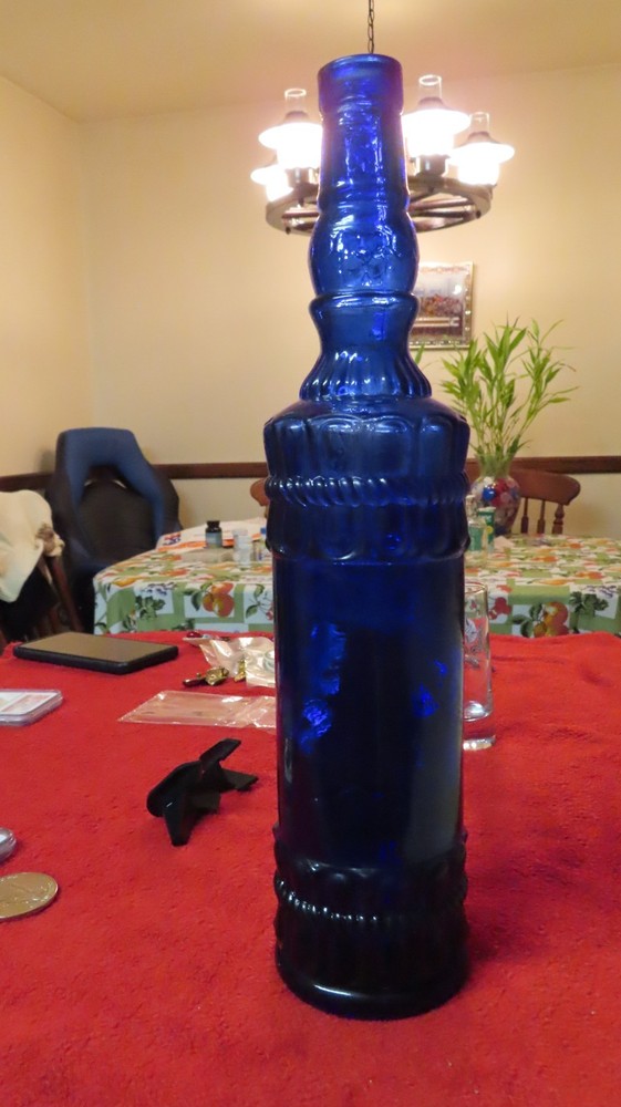 Blue Glass Bottle