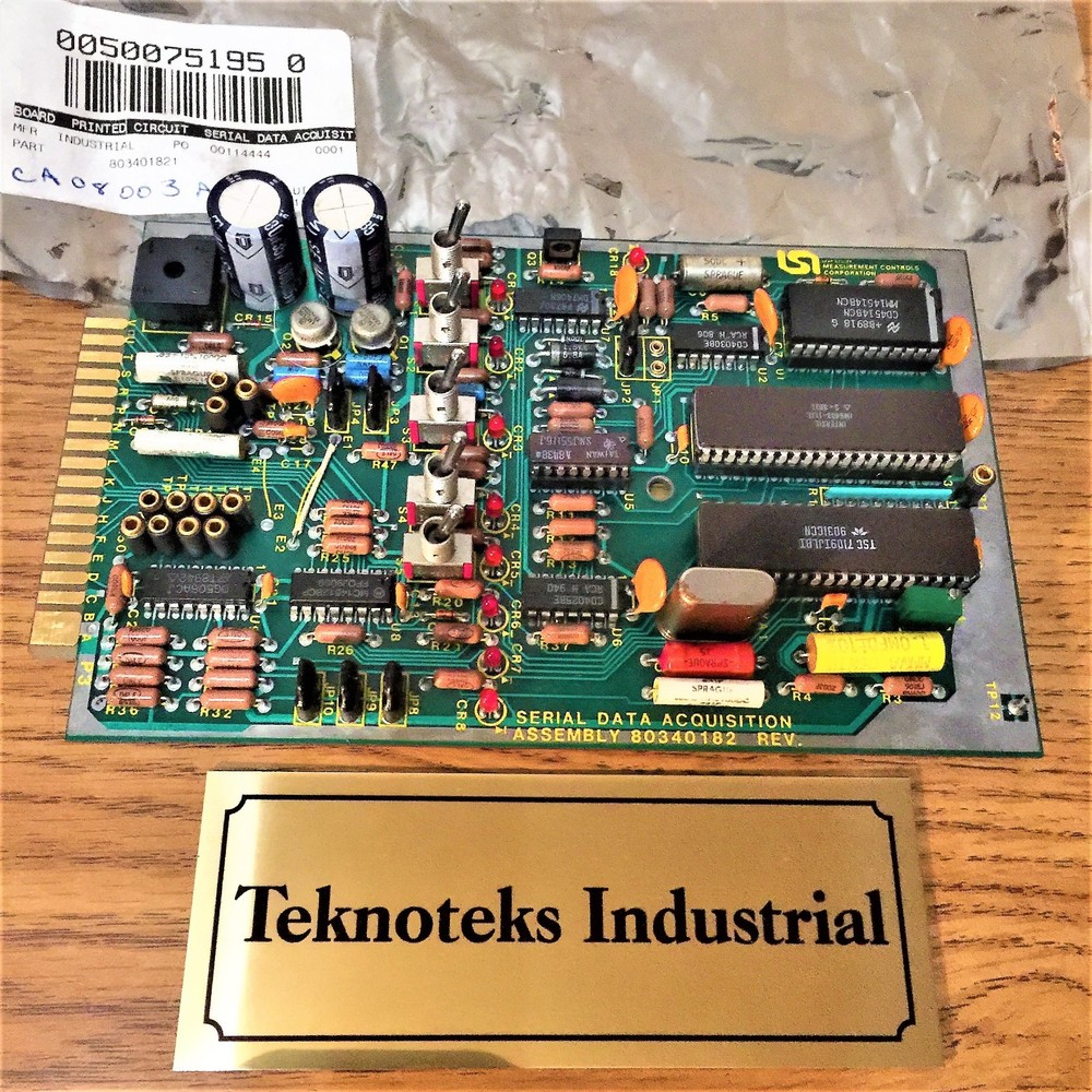 MEASUREMENT CONTROLS 80340182 DATA ACQUISITION BOARD
