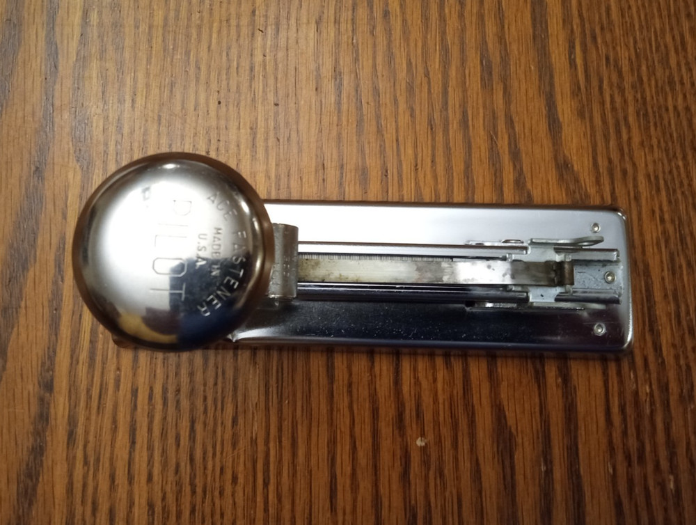 Vintage Ace Pilot Stapler. Model No. 404. Extremely Excellent Condition.