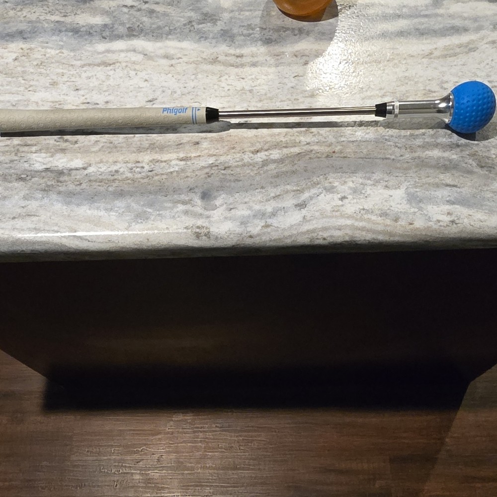 Phigolf2 Golf simulator Blue Silver Gray Metal Rubber Grip for Golf