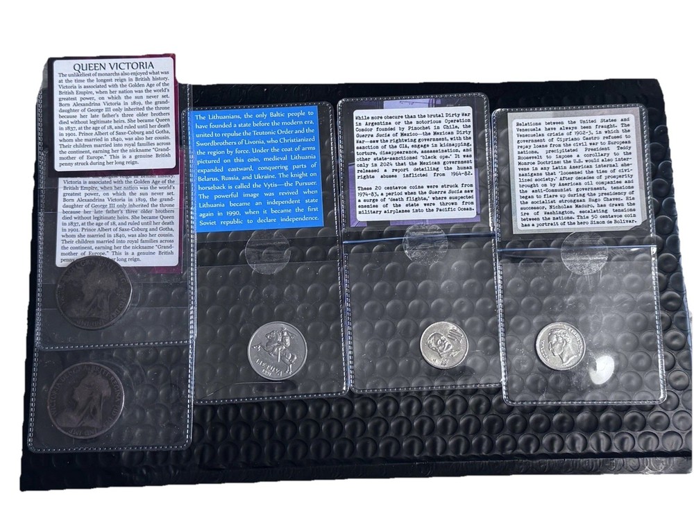 Assorted Foreign Coins Mixed Lot 5 Coins