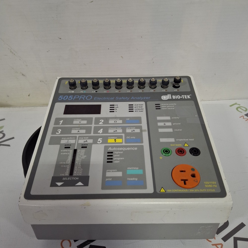 Bio-Tek Instruments 505 Pro Electrical Safety Analyzer