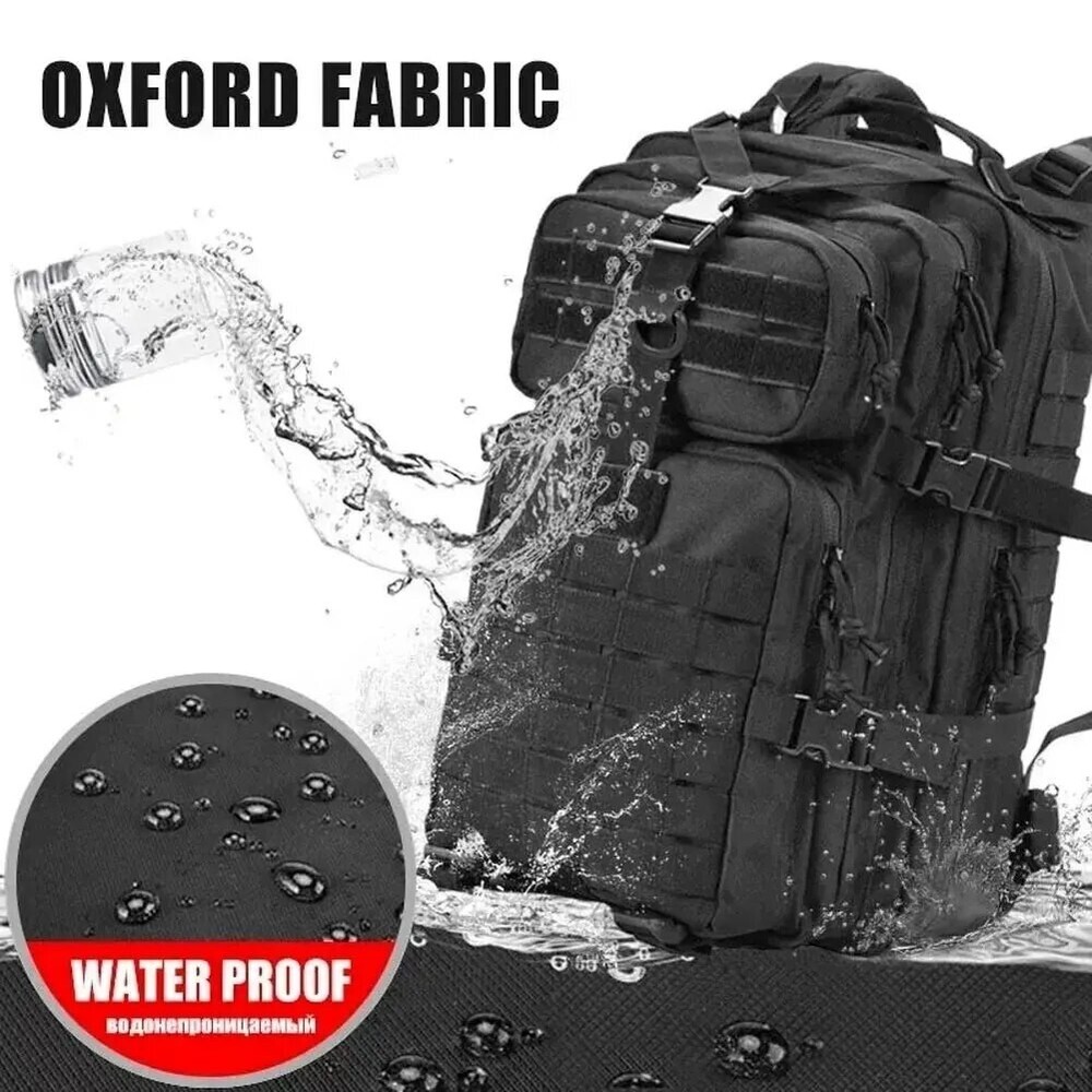 Outdoor Canvas Heavy Duty Hiking Backpack