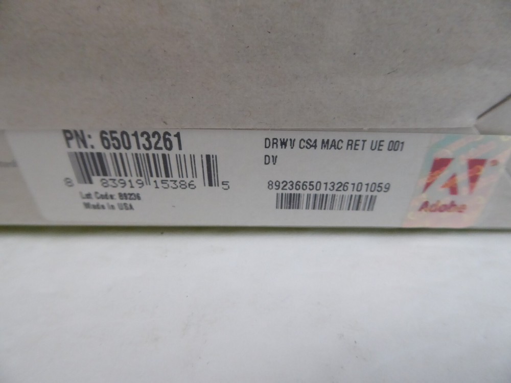 NEW Adobe Dreamweaver CS4 (MAC OS) Version Sealed Software