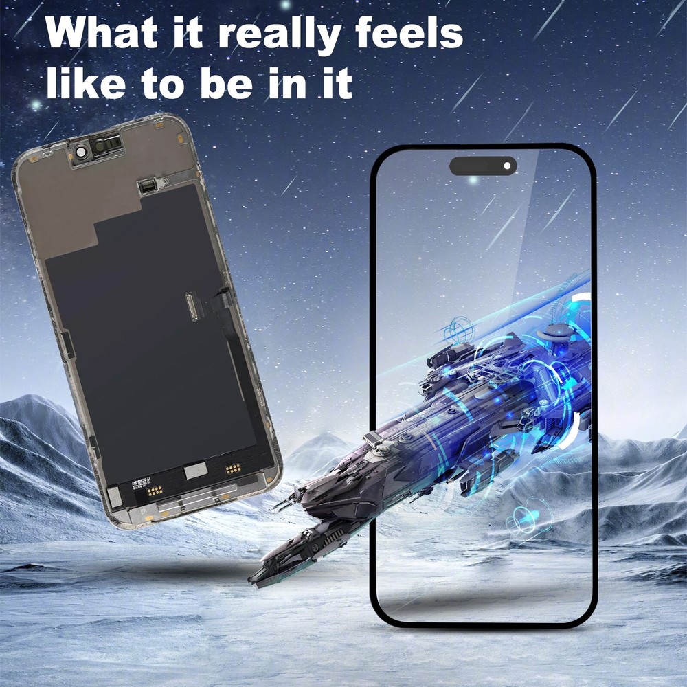 OLED For iPhone 15 Pro Max Screen Replacement Display Digitizer Repair Kit
