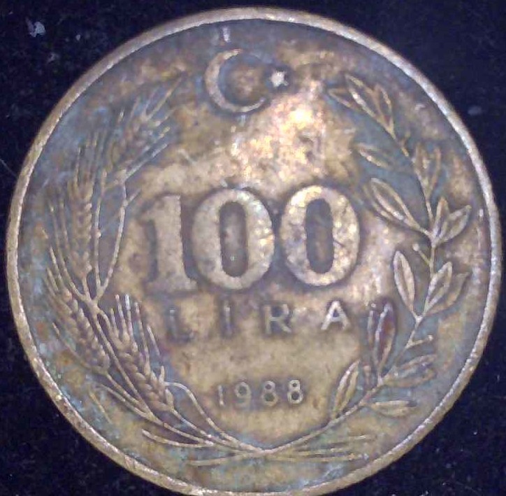 Turkey - 1988 - 100 Lira