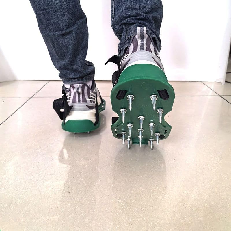 9 Inch Screed Spiked Roller Self Leveling Concrete Roller Epoxy Roller Spike ...