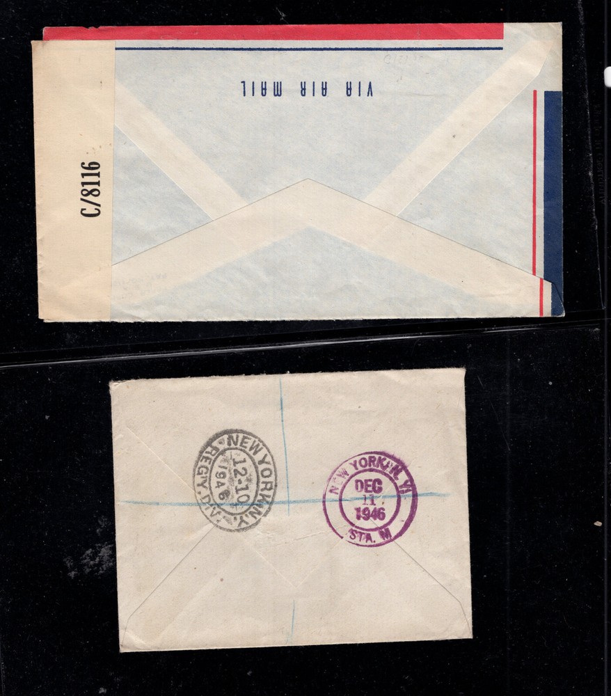 Bermuda 2 covers, one censor, one registered