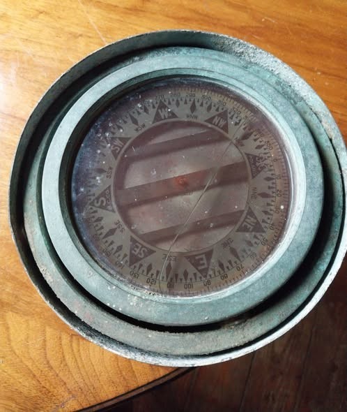 Antique Ship Nautical Compass