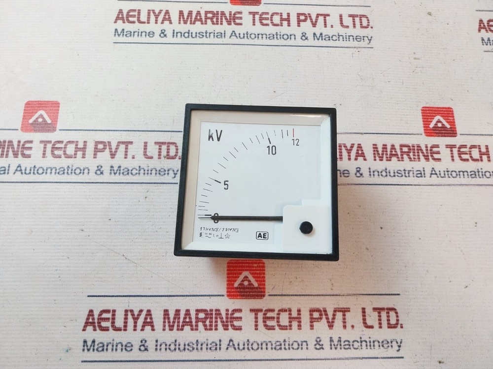 Automatic Electric 0-12 KV Analog Voltmeter