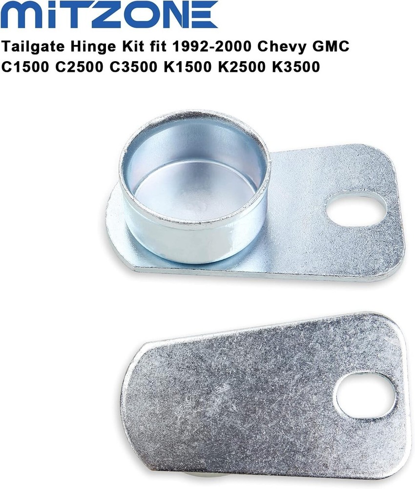 Tailgate Hinge Kit Compatible with 1992-2000 Chevy GMC C1500 C2500 C3500