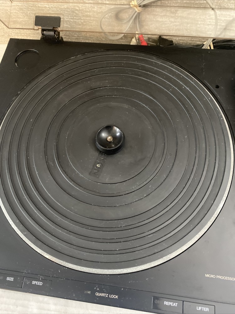 DENON Quartz DP-23F Micro Processor Controlled Fully Automatic Turntable WORKS!