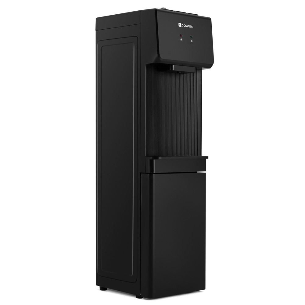 Hot/Cold Water Cooler Dispenser Freezer Top Loading Compressor Refrigeration