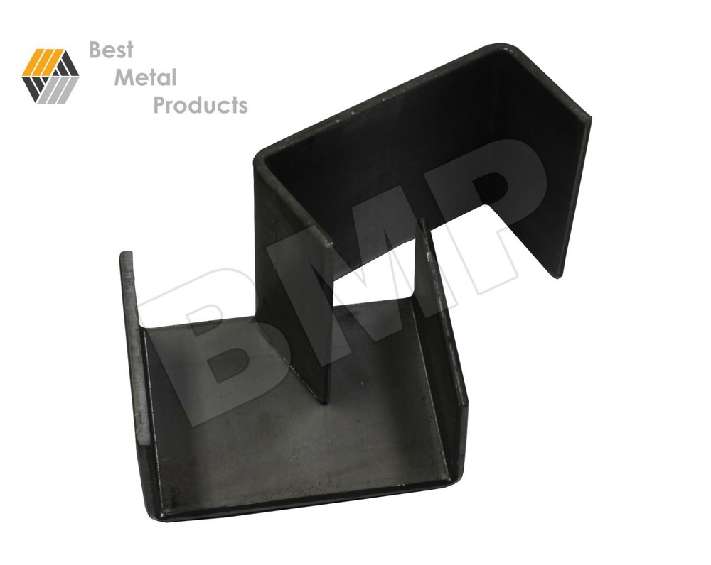 (6) Utility Stake Steel Trailer Pockets 9ga Weld-On 1000115