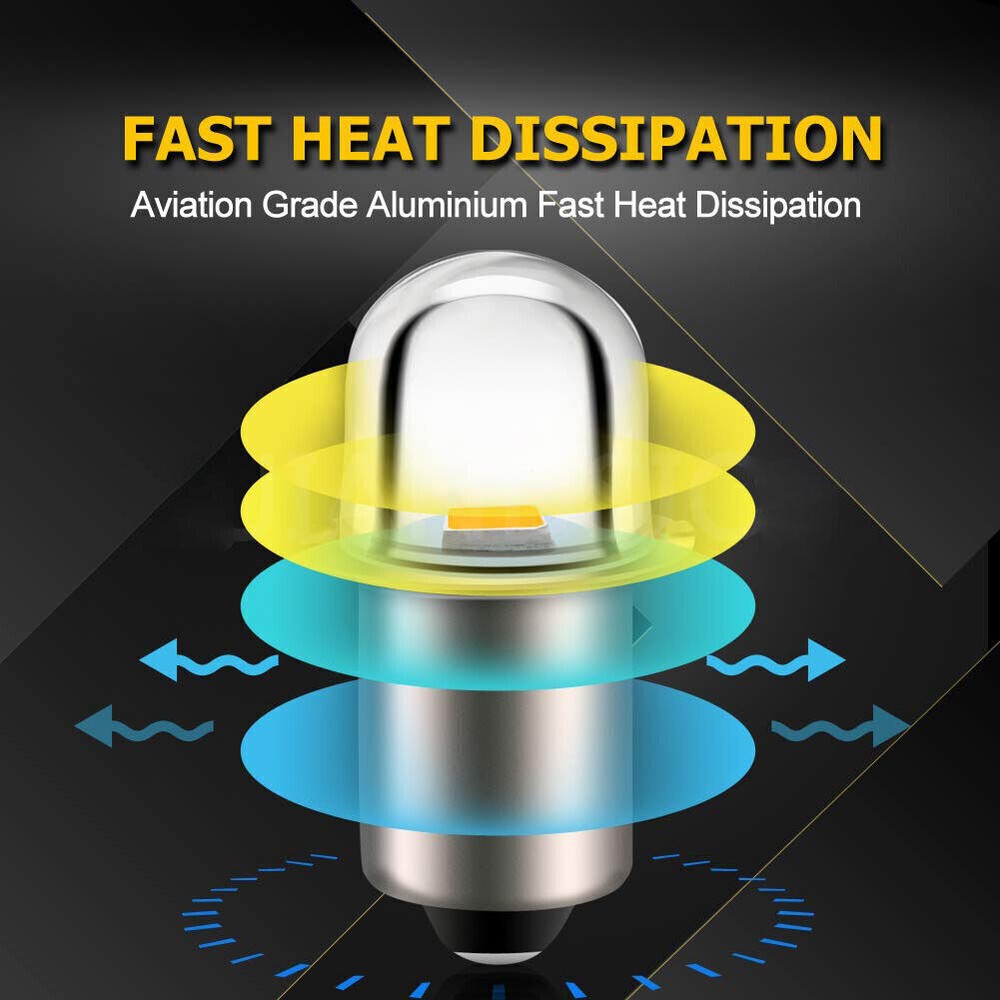 6 Pack 18V VOLT Flashlight Replacement LED Bulbs For MAKITA A-90261 BML185 ML180