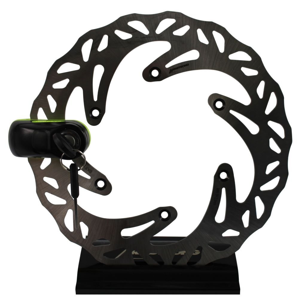 Mammoth Rogue Disc Lock 6mm Yellow Motorcycle Security