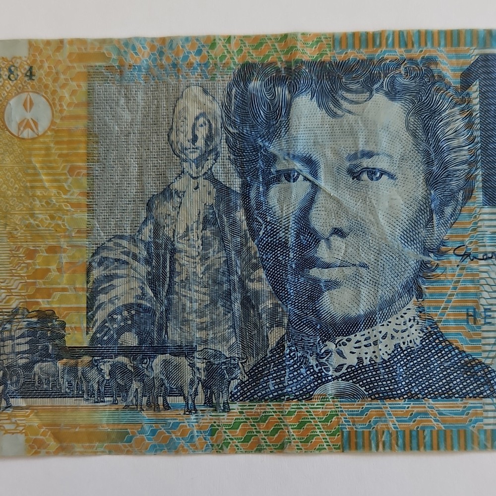 Australia $10 Polymer Banknote RE 3609884 Circulated