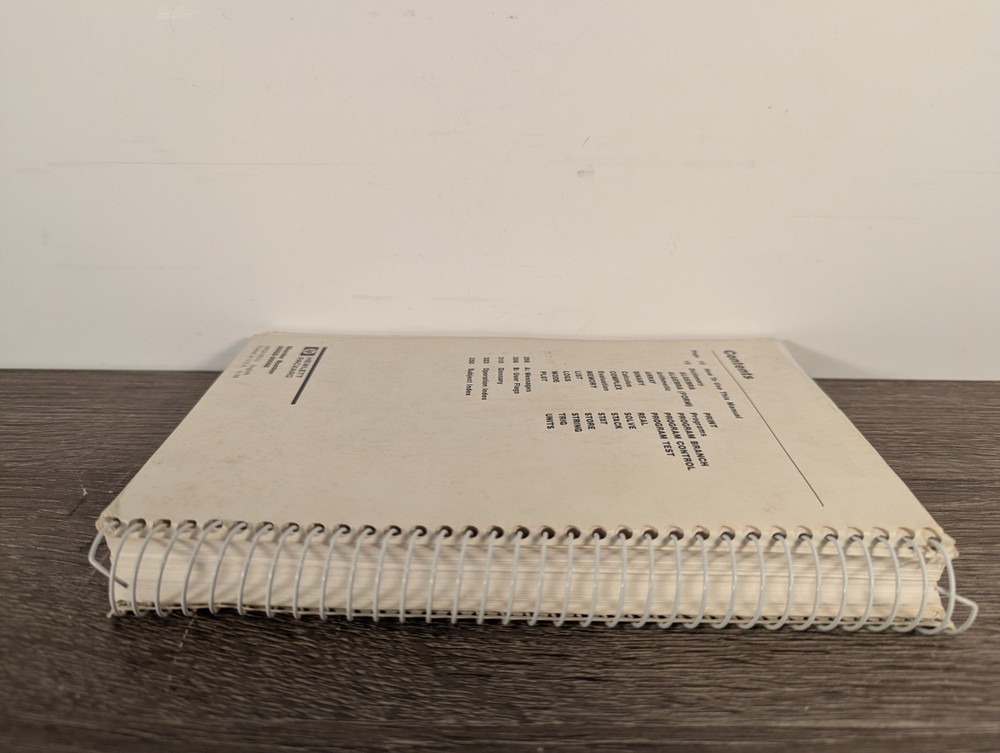 Original Manual & Reference Manual for Hewlett Packard HP-28S Calculator
