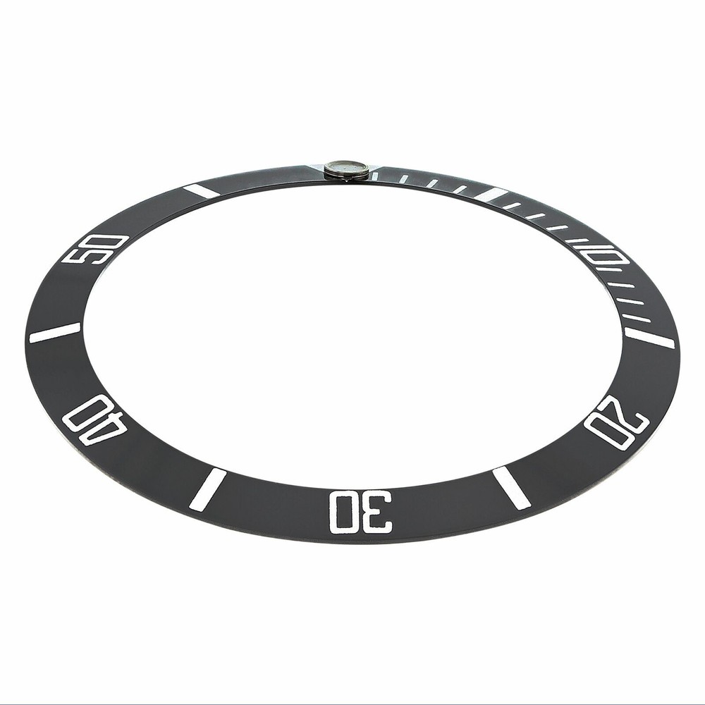 REPLACEMENT BEZEL INSERT BLACK FOR WATCH 36MM X 31MM