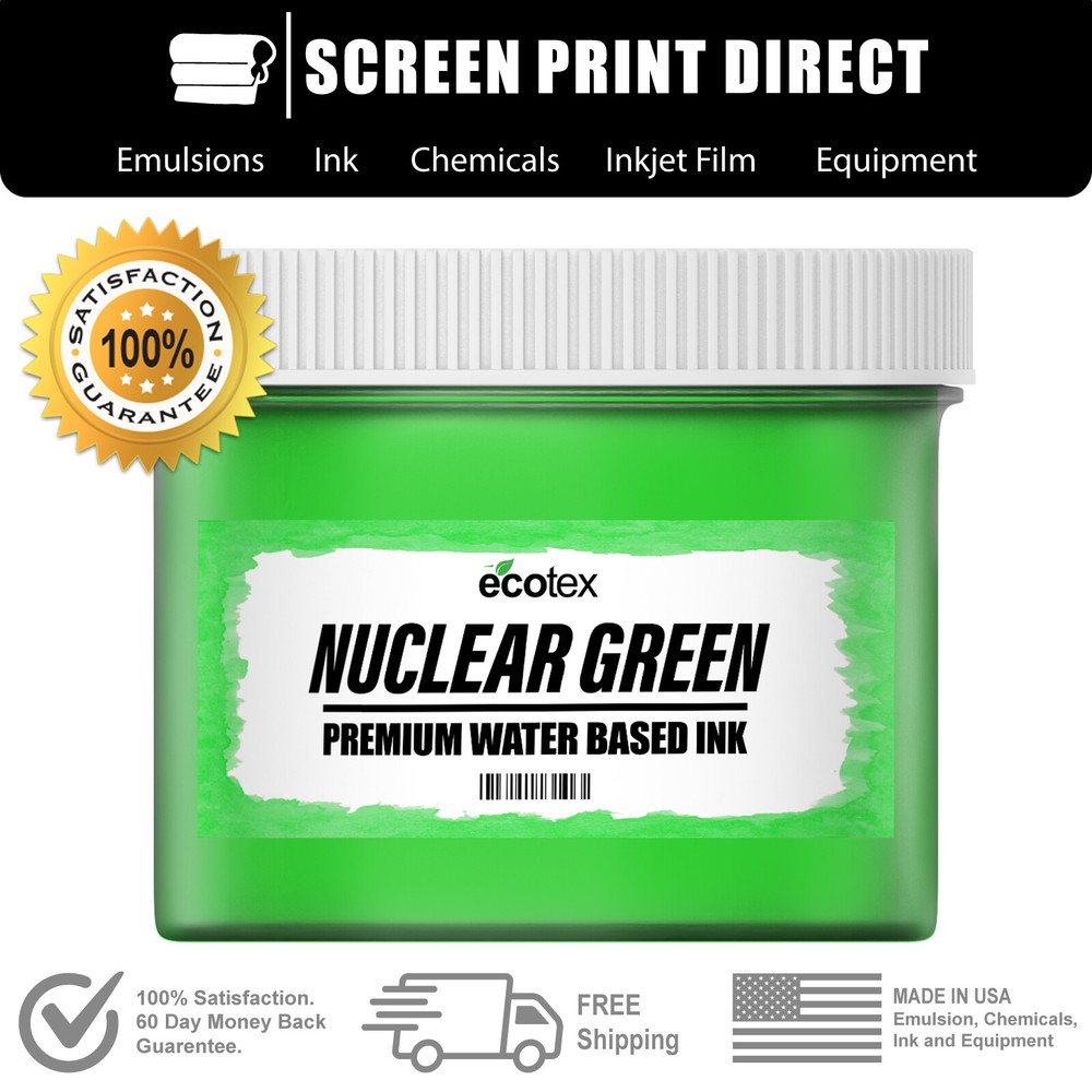 Ecotex® Fluorescent Nuclear Green Water Based Ready to Use Discharge Ink
