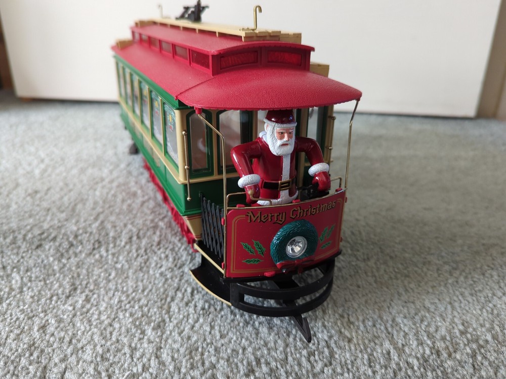 Complete Christmas Trolley Set G Gauge - Track, Controller, Power Pack, Clips
