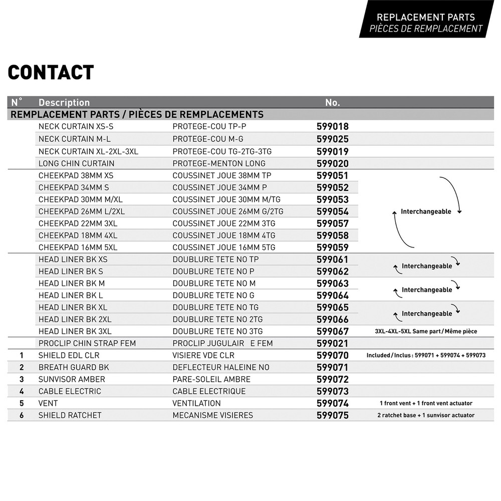 CKX Contact Full face Helmet Solid - Winter