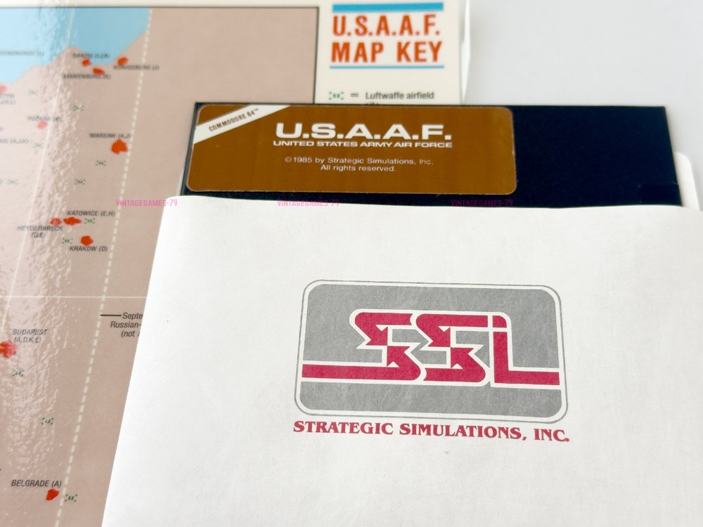 U.S.A.A.F. - SSI - 1985 / Commodore 64