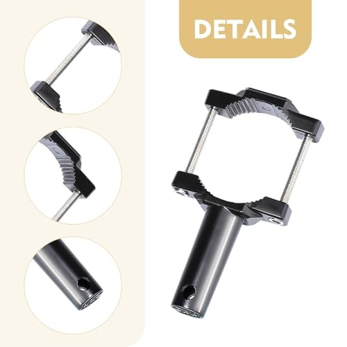 2 PCS Motorcycle Spotlight Mount Brackets, Alloy Front Fork Lamp Bracket for