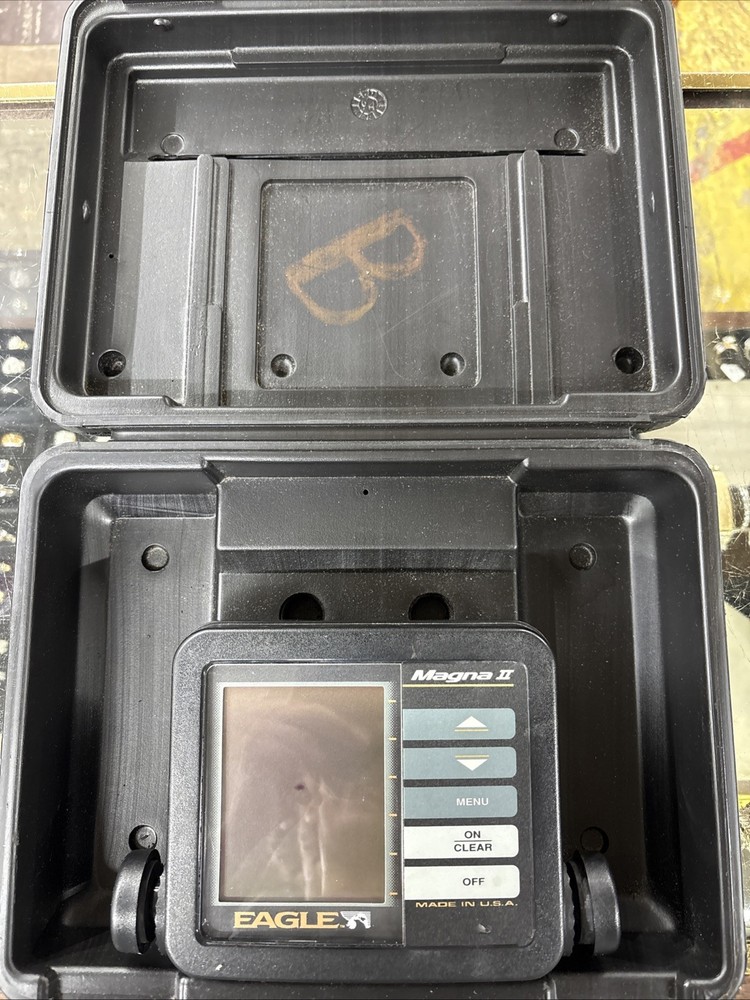 Eagle Magna 2 II Fish Finder Sonar Case And Head Unit Only Untested