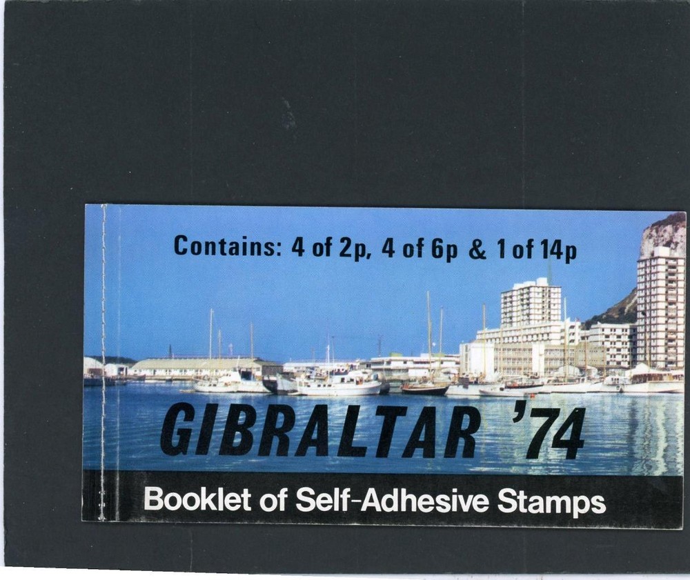 Gibraltar 1974 UPU Scott# 309a Cpl Booklet Mint