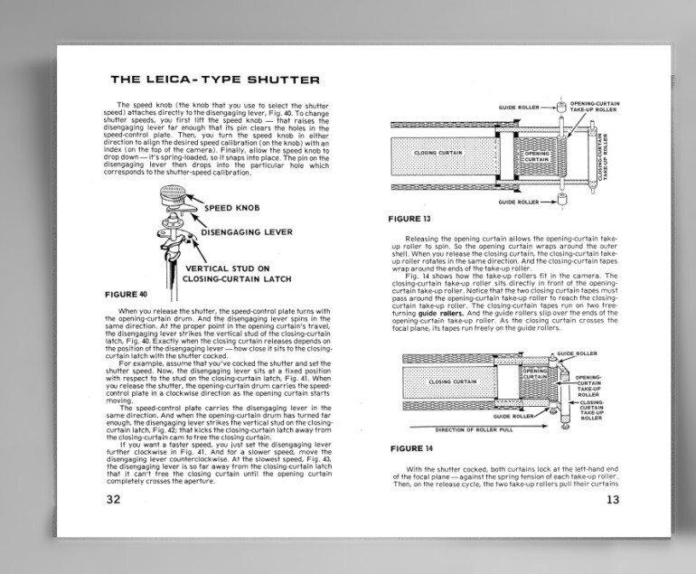 The Leica Type Shutter Photo Equipment Technician Course Reprint
