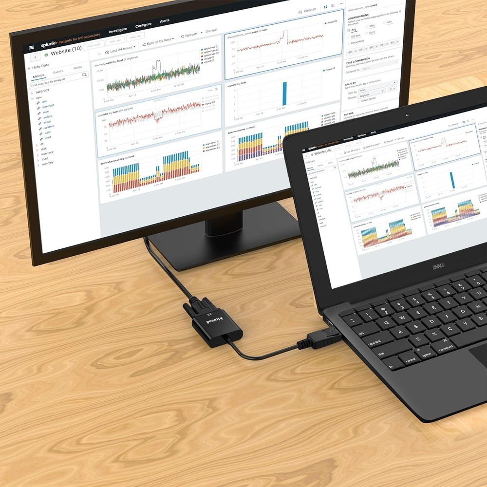 Gold-Plated DisplayPort to DVI Adapter - High Performance & Secure Connection