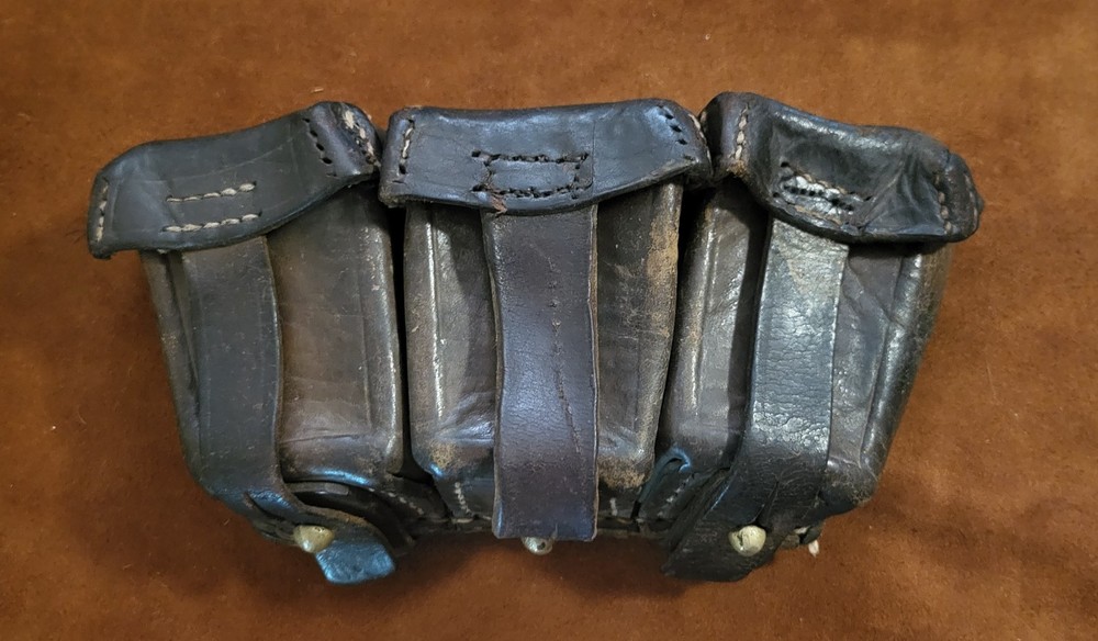 Original WW2 German K98 Mauser Ammo Pouch. marked