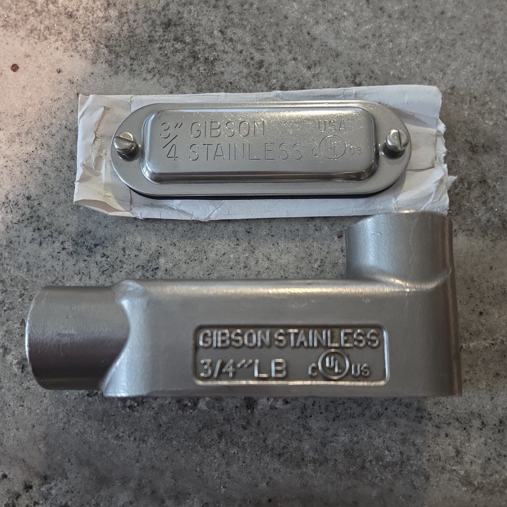GIBSON STAINLESS STEEL 3/4" LB
